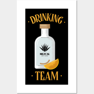 Mezcal Drinking Team Tequila Posters and Art